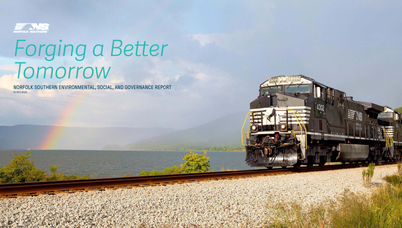 Norfolk Southern ESG report cover